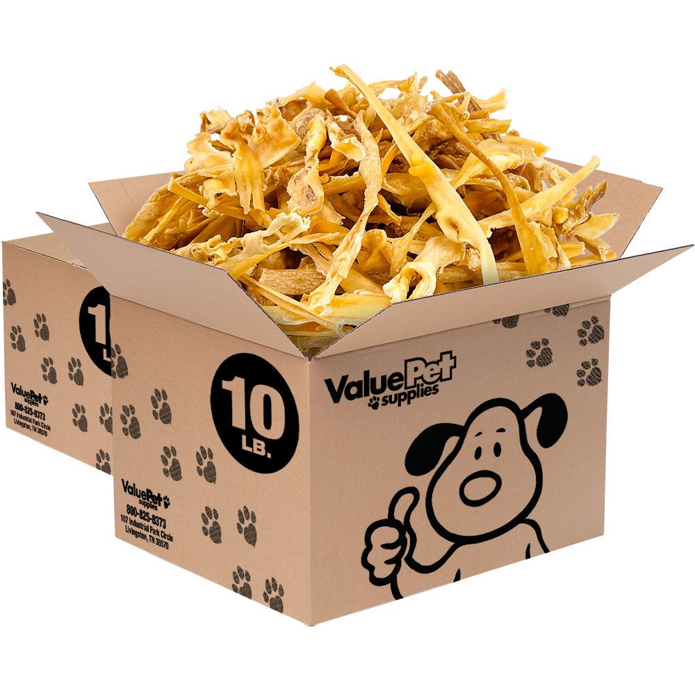 ValueBull Cheek Slices, Premium Lamb Dog Chews, Varied Shapes, 20 Pounds BULK PACK - ValuePetSupplies