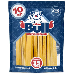 ValueBull USA Pig Skin Retriever Rolls, 12 Inch, Smoked, 10 Count - ValuePetSupplies