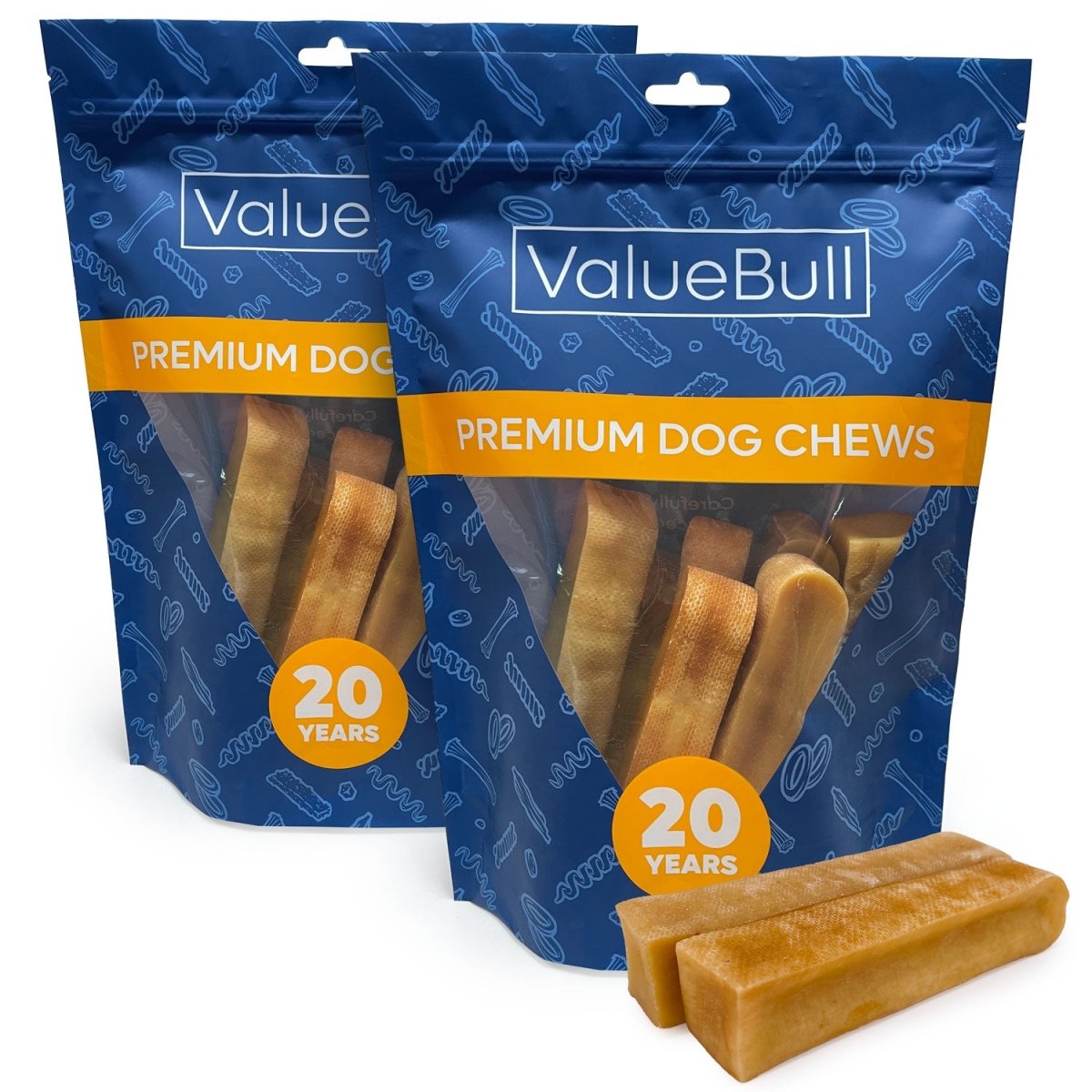 ValueBull Himalayan Yak Cheese Dog Chews, Extra Large, 4 lb - ValuePetSupplies