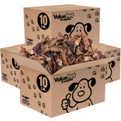 ValueBull Bully Stick Bits, Natural Dog Chews, 40 Pounds WHOLESALE PACK - ValuePetSupplies