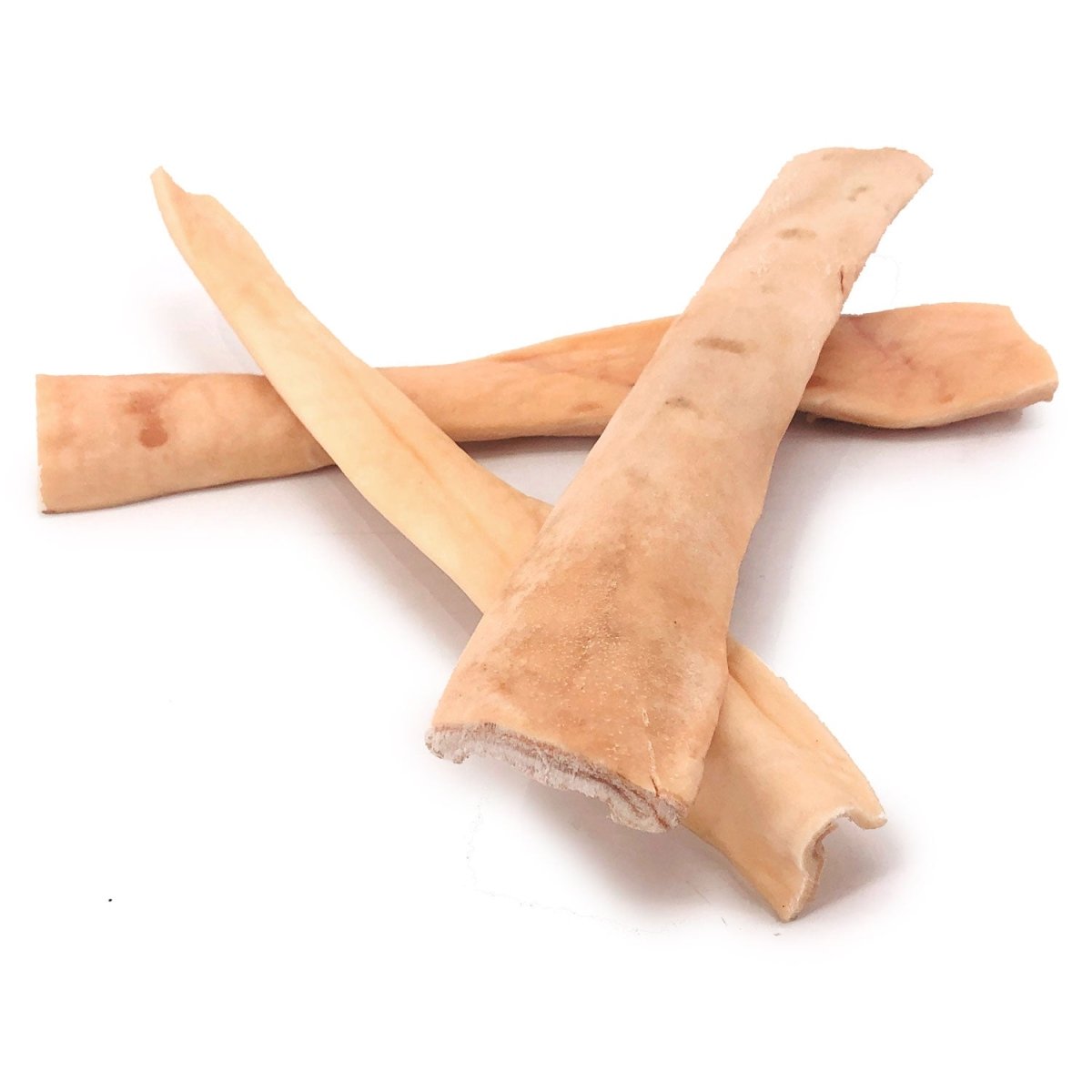 ValueBull Beef Cheek Slices, Long Lasting Dog Chews, Thick 9 - 10 Inch, 20 Count - ValuePetSupplies