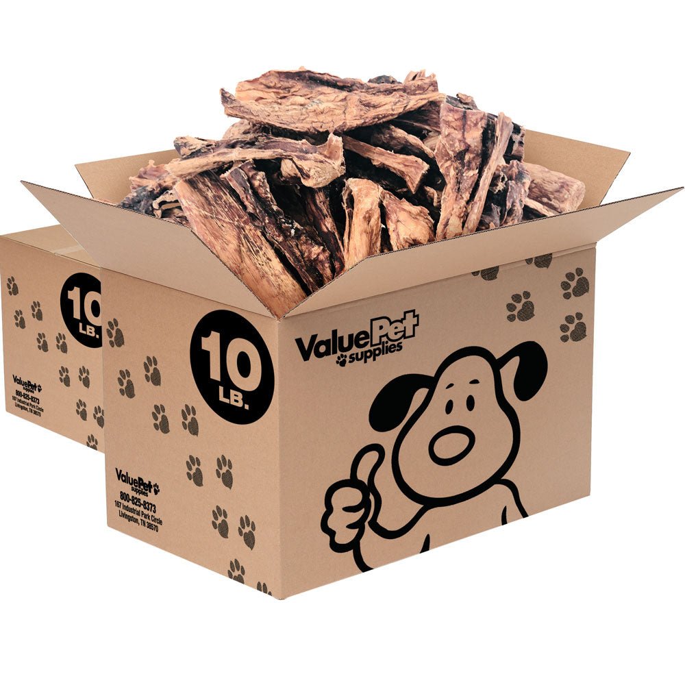 ValueBull Beef Lung Sticks, Premium 20 Pounds BULK PACK - ValuePetSupplies
