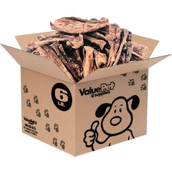 ValueBull Beef Lung Sticks, Premium 6 Pounds BULK PACK - ValuePetSupplies