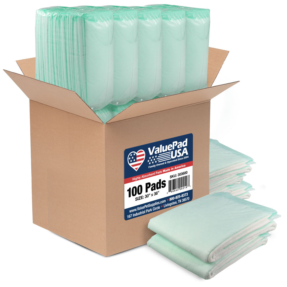 ValuePad USA Puppy Pads, Extra Large 30x36 Inch, 400 Count WHOLESALE PACK