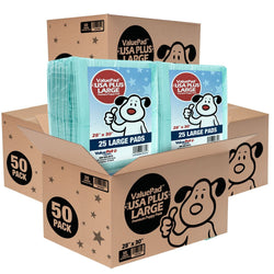 ValuePad USA Plus Puppy Pads, Large 28x30 Inch, 200 Count BULK PACK - ValuePetSupplies