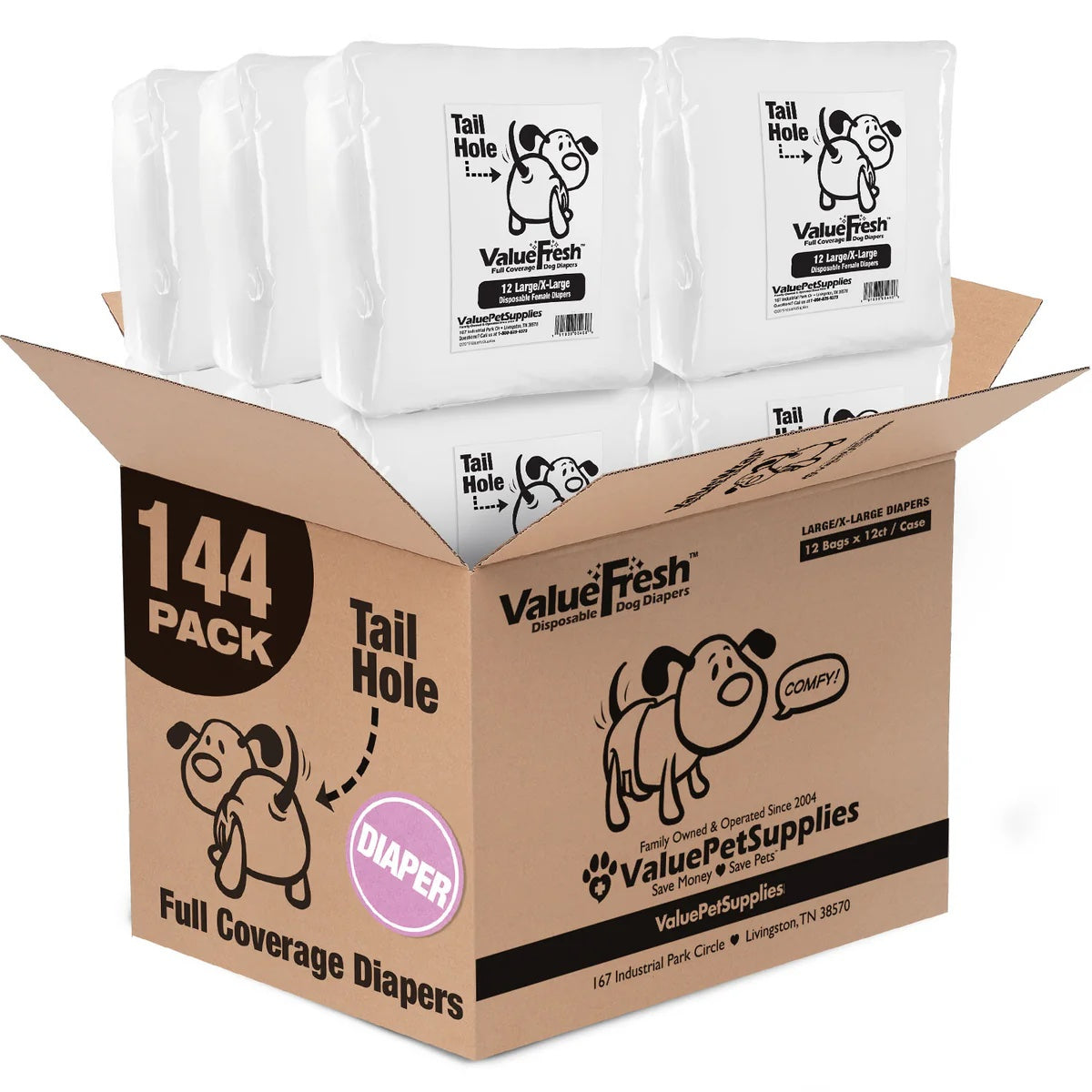 Female Dog Diapers Large/X-Large