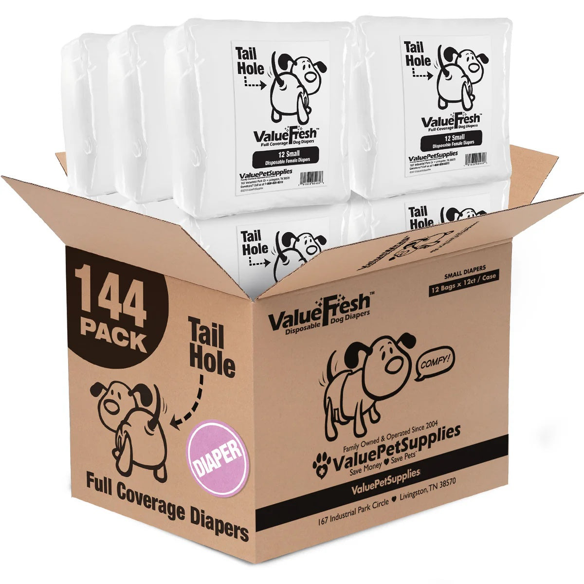 Female Dog Diapers Small
