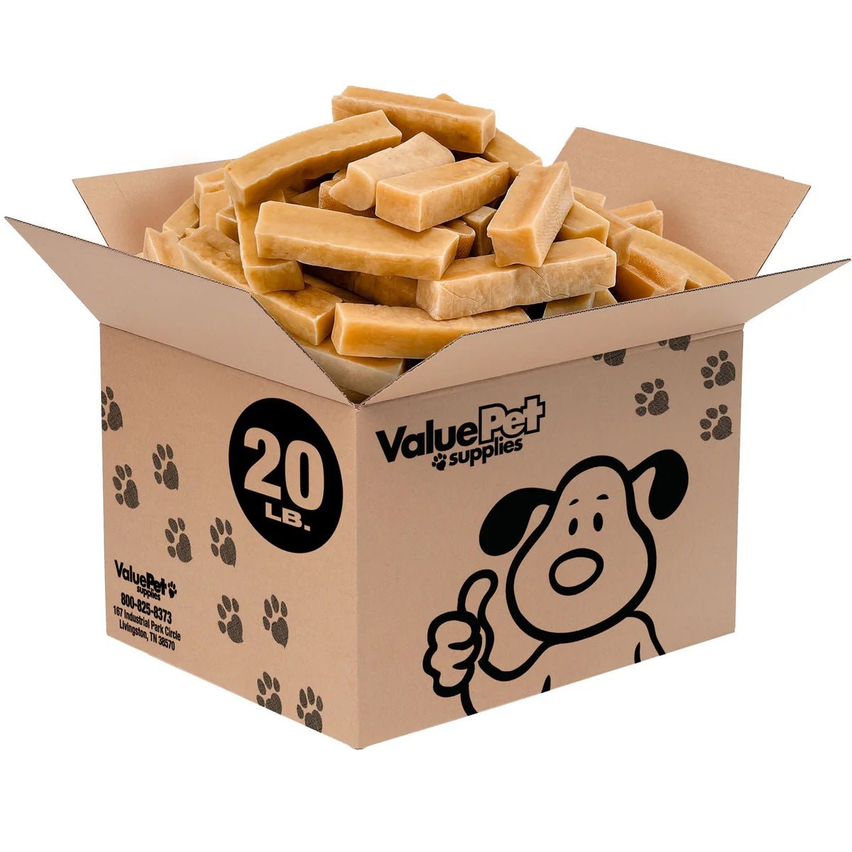 Bulk Small Yak Cheese Chews for Dogs - ValuePetSupplies