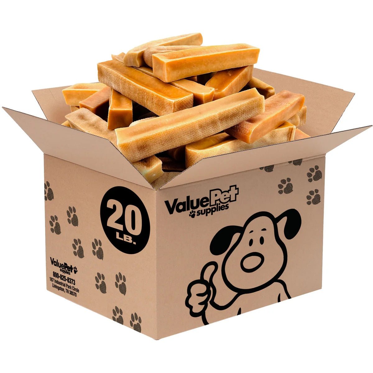 Bulk X-Large Yak Cheese Chews for Dogs - ValuePetSupplies