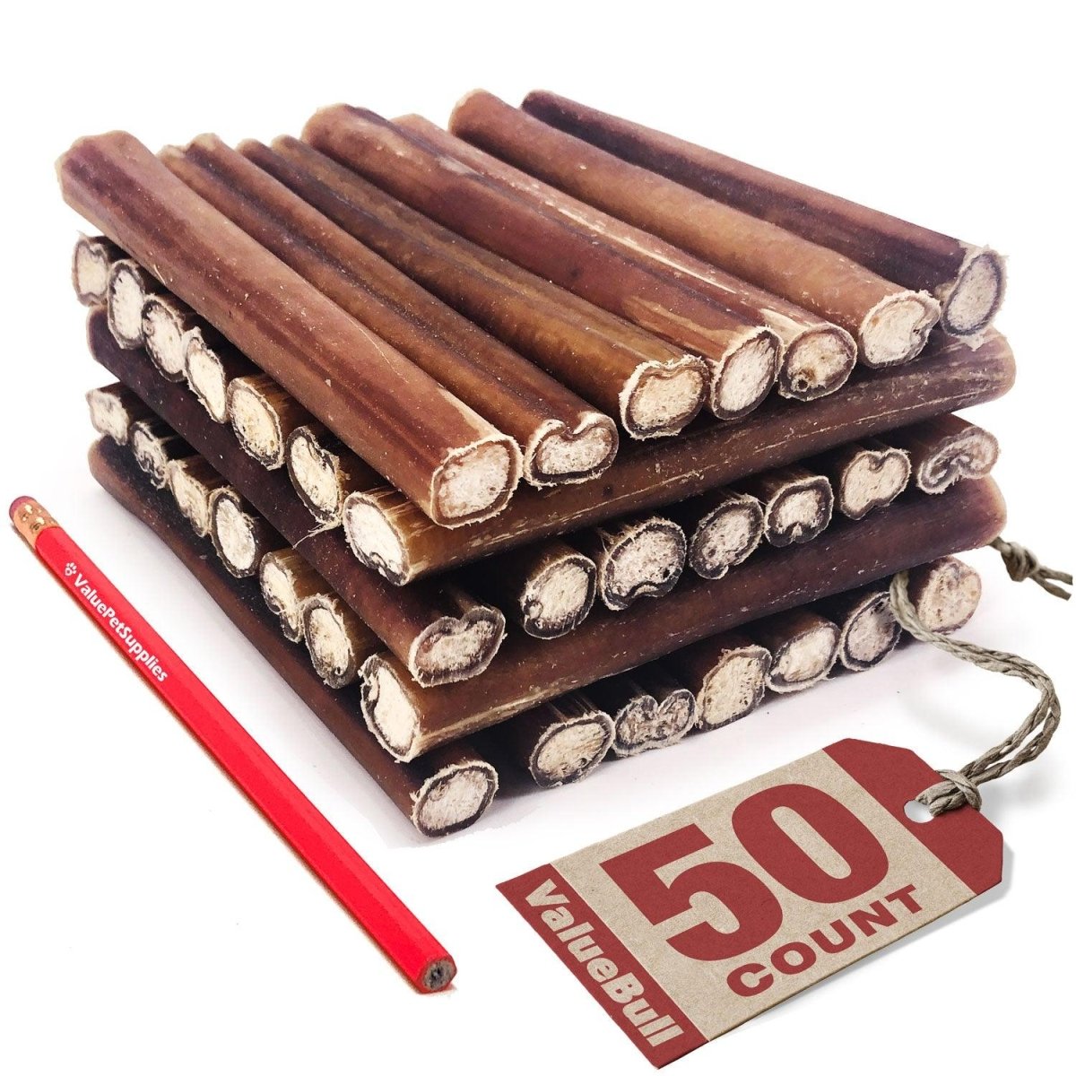 Jumbo Bully Sticks for Dogs - ValuePetSupplies