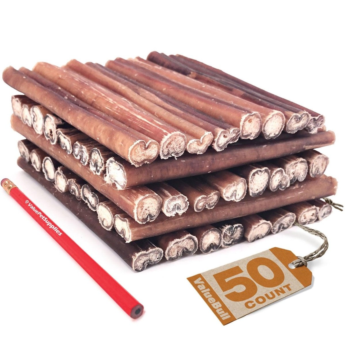 Thick Bully Sticks for Dogs - ValuePetSupplies