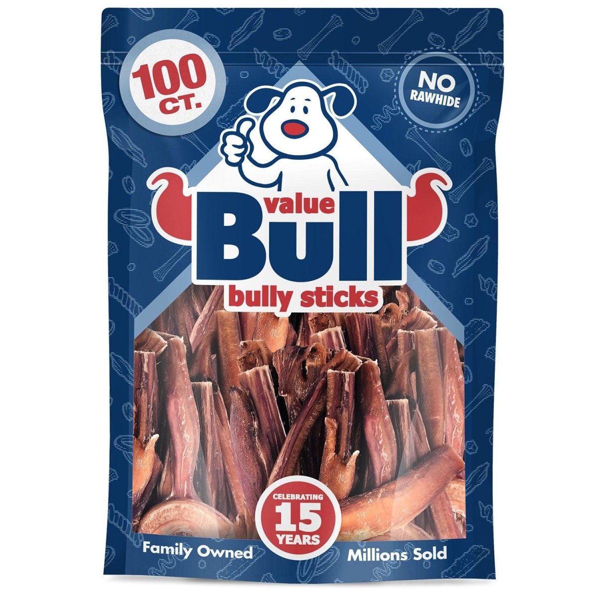 Varied Shapes Bully Sticks - ValuePetSupplies