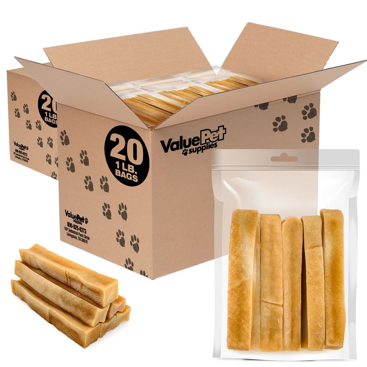 Yak Cheese Dog Chews - Resale Packs - ValuePetSupplies