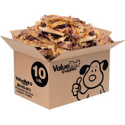 ValueBull Lamb Trachea for Dogs, Premium, 4-9 Inch, 10 Pound, Bulk Pack - Trachea  - 10 Pound