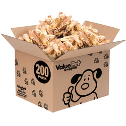 ValueBull Lamb Ears Dog Chews, Varied Shapes, Sizes & Colors, 200 ct BULK PACK - Varied - 200 Ears