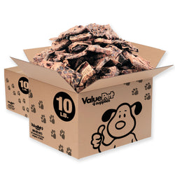 ValueBull Lamb Lung Wafers for Dogs, Premium 20 lb Bulk Pack