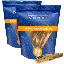 ValueBull Beef Tendons For Dogs, Varied Shapes, 2 Pounds