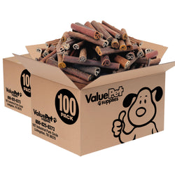 ValueBull Collagen Sticks for Dogs, 6 Inch Jumbo Chews, Natural Long-Lasting Dog Treats, 200 Count Bulk Pack