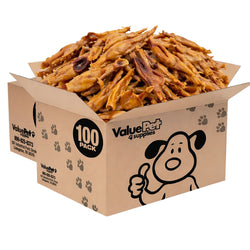 ValueBull Chicken Feet for Dogs, Large, 200 Count Bulk Pack