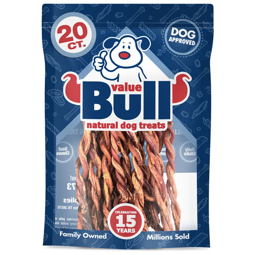 ValueBull Pizzle Twists, Premium Lamb, 20 Count