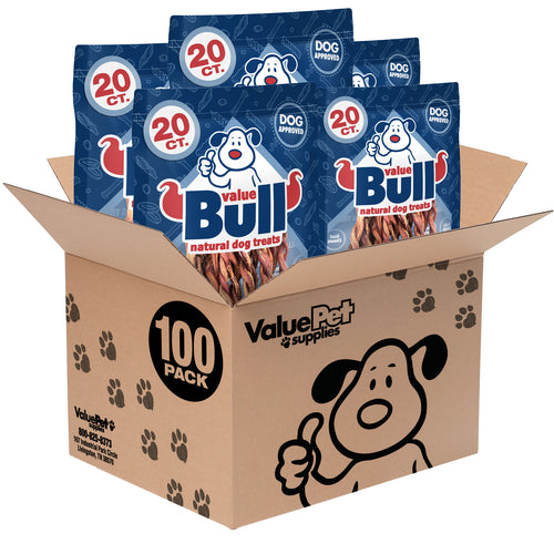 ValueBull Pizzle Twists, Premium Lamb, 100 Count