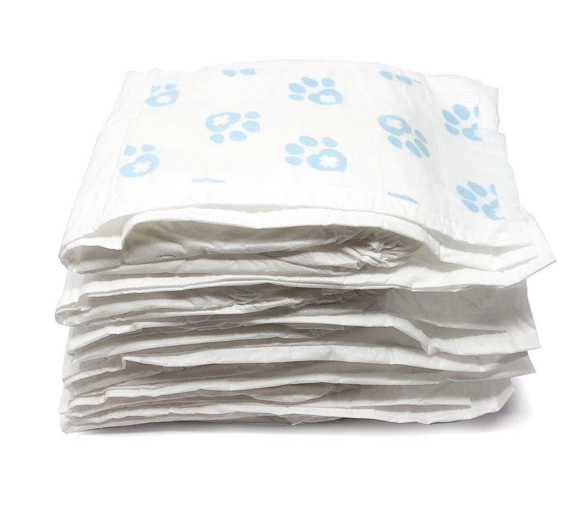 NEW- ValueWrap Male Wraps, Disposable Dog Diapers, 1-Tab Large, Lavender, 576 Count WHOLESALE PACK
