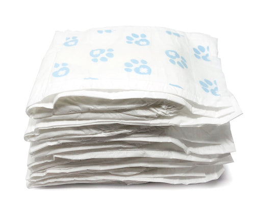 NEW- ValueWrap Male Wraps, Disposable Dog Diapers, 1-Tab Large, Lavender, 48 Count