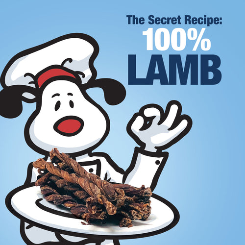ValueBull Pizzle Twists, Premium Lamb, 100 Count
