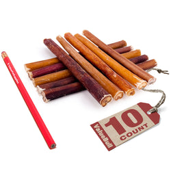 ValueBull Bully Sticks For Small Dogs, Thin 6 Inch, 10 Count