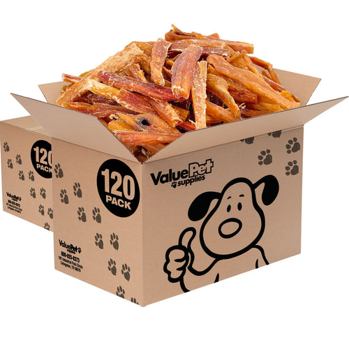 ValueBull Beef Backstrap Tendons, Premium 5-6 Inch, 240 Count BULK PACK