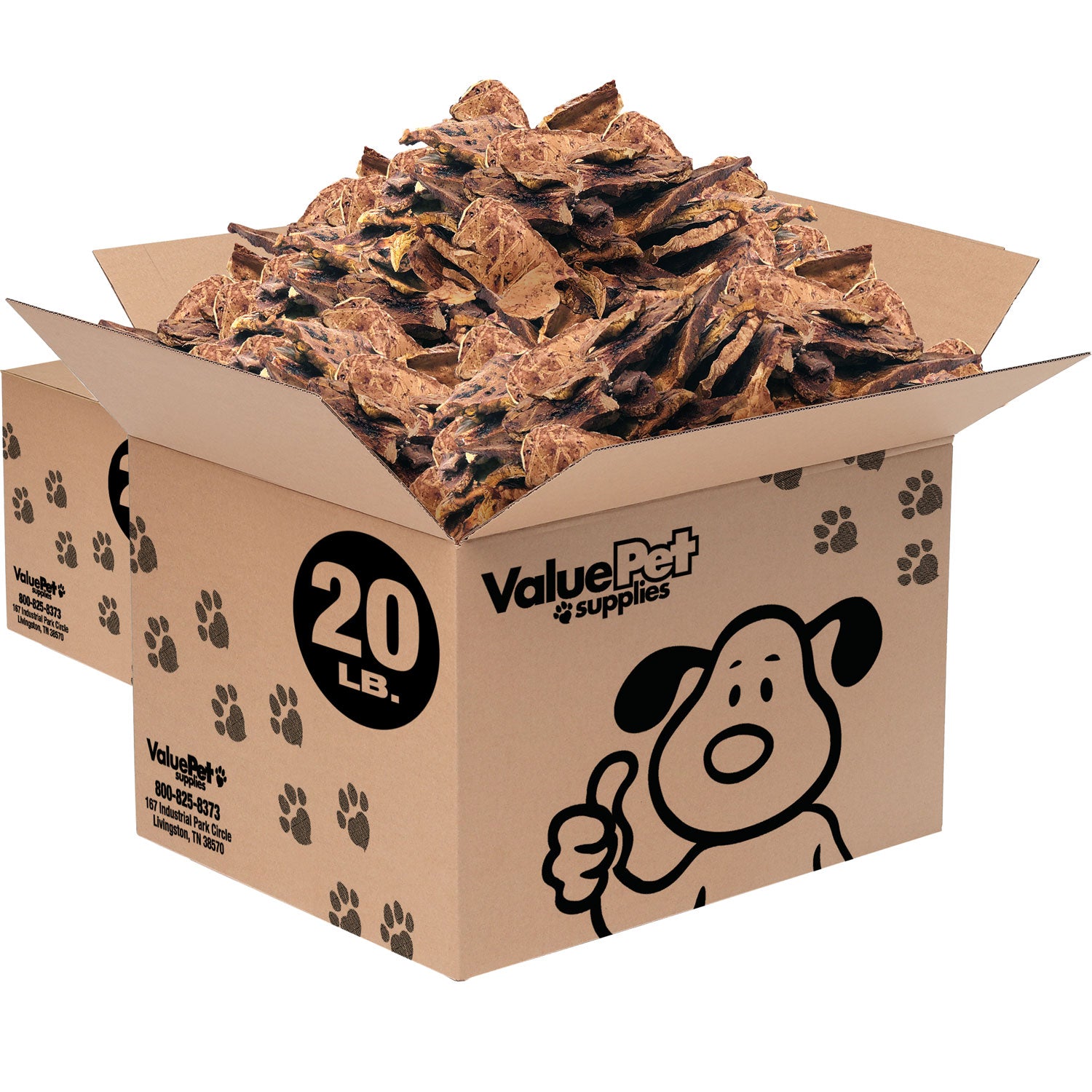 ValueBull Lamb Lung Dog Chews, Sliced, 40 Pound Wholesale Pack