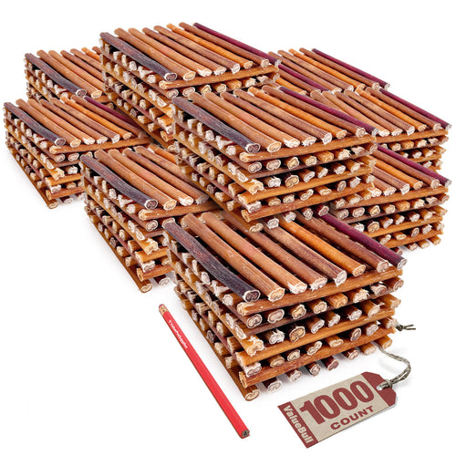 ValueBull Bully Sticks for Small Dogs, Thin 6 Inch, 1,000 Count