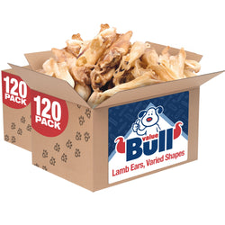 ValueBull Lamb Ears Dog Chews, Varied Shapes, Sizes & Colors, 240 ct BULK PACK