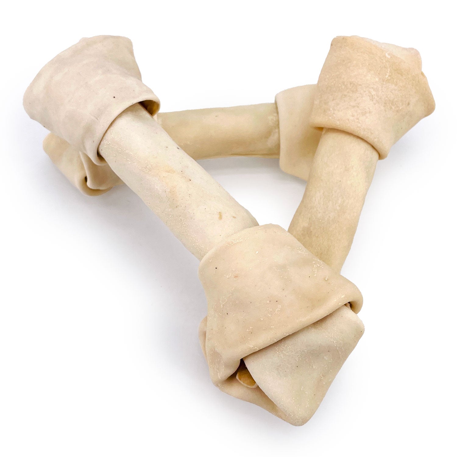 ValueBull USA Rawhide Dog Bones, Premium Thick Cut, 8 Inch, Natural Flavor, 10 Count