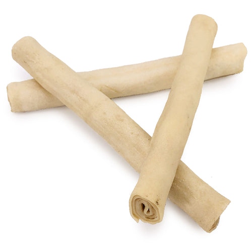 ValueBull USA Retriever Rolls, Premium Thick Cut Rawhide, Thick 9-10 Inch, 50 Count