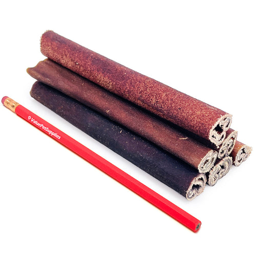 ValueBull USA Collagen Sticks, Premium Beef Dog Chews, Low Odor, 6" Thick, 20 Pound (est. 302 Sticks) WHOLESALE PACK