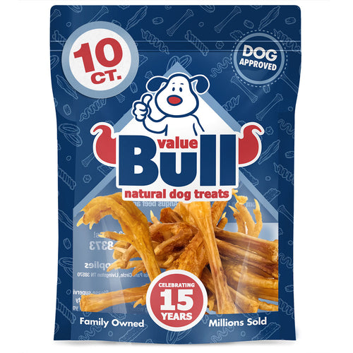 NEW- ValueBull Chicken Feet for Dogs, 10 Count