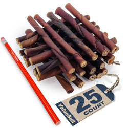 ValueBull USA Collagen Twists Dog Chews, 5 Inch, Natural Long-Lasting Dog Treats, 25 Count