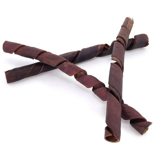 ValueBull USA Smoked Collagen Sticks For Small Dogs, 10-12" Thin Spirals, 40 lb WHOLESALE PACK