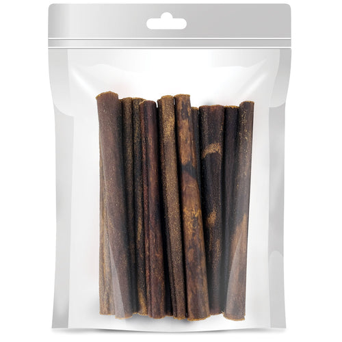 ValueBull USA Collagen Sticks, Premium Beef Small Dog Chews, Low Odor, 6" Thin, 200 Count RESALE PACKS (20 x 10 Count)