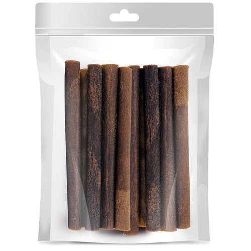 ValueBull USA Collagen Sticks, Premium Beef Dog Chews, Low Odor, 6" Medium, 200 Count RESALE PACKS (20 x 10 Count)