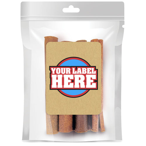 ValueBull USA Collagen Sticks, Premium Beef Dog Chews, Low Odor, 6" Jumbo, 100 Count RESALE PACKS (20 x 5 Count)
