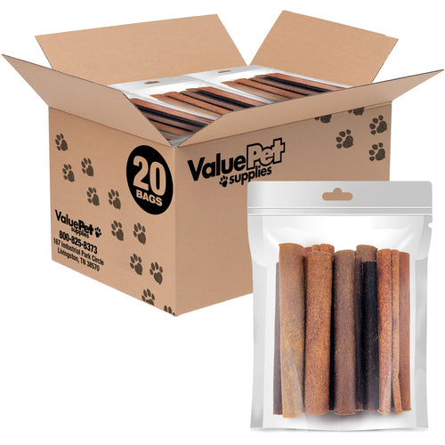 IMPROVED ValueBull USA Collagen Sticks, Smoked Beef Chews For Dogs