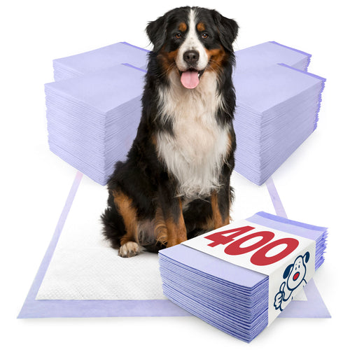NEW- ValuePad Plus Puppy Pads, Extra Large 28"x36", Lavender Scent, 400 ct BULK PACK