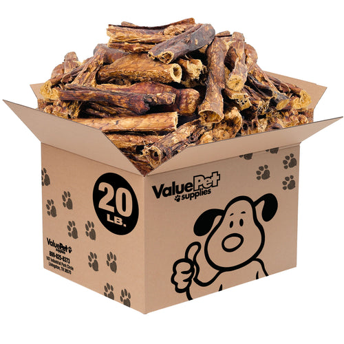 ValueBull Beef Lung Sticks, Premium 20 Pounds WHOLESALE PACK