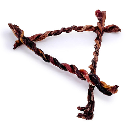 ValueBull USA Pork Pizzle Twists for Dogs, 5-10", 600 ct WHOLESALE PACK
