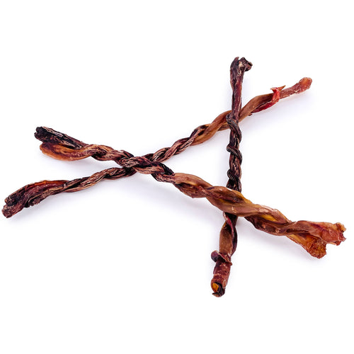 ValueBull USA Pork Pizzle Twists for Dogs, 10-12", 50 ct