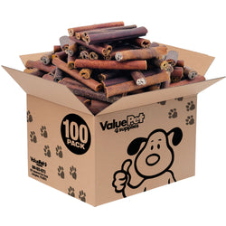 ValueBull Collagen Sticks, Long Lasting Beef Dog Chews, Healthy & Safe, Super Jumbo 6", 100ct