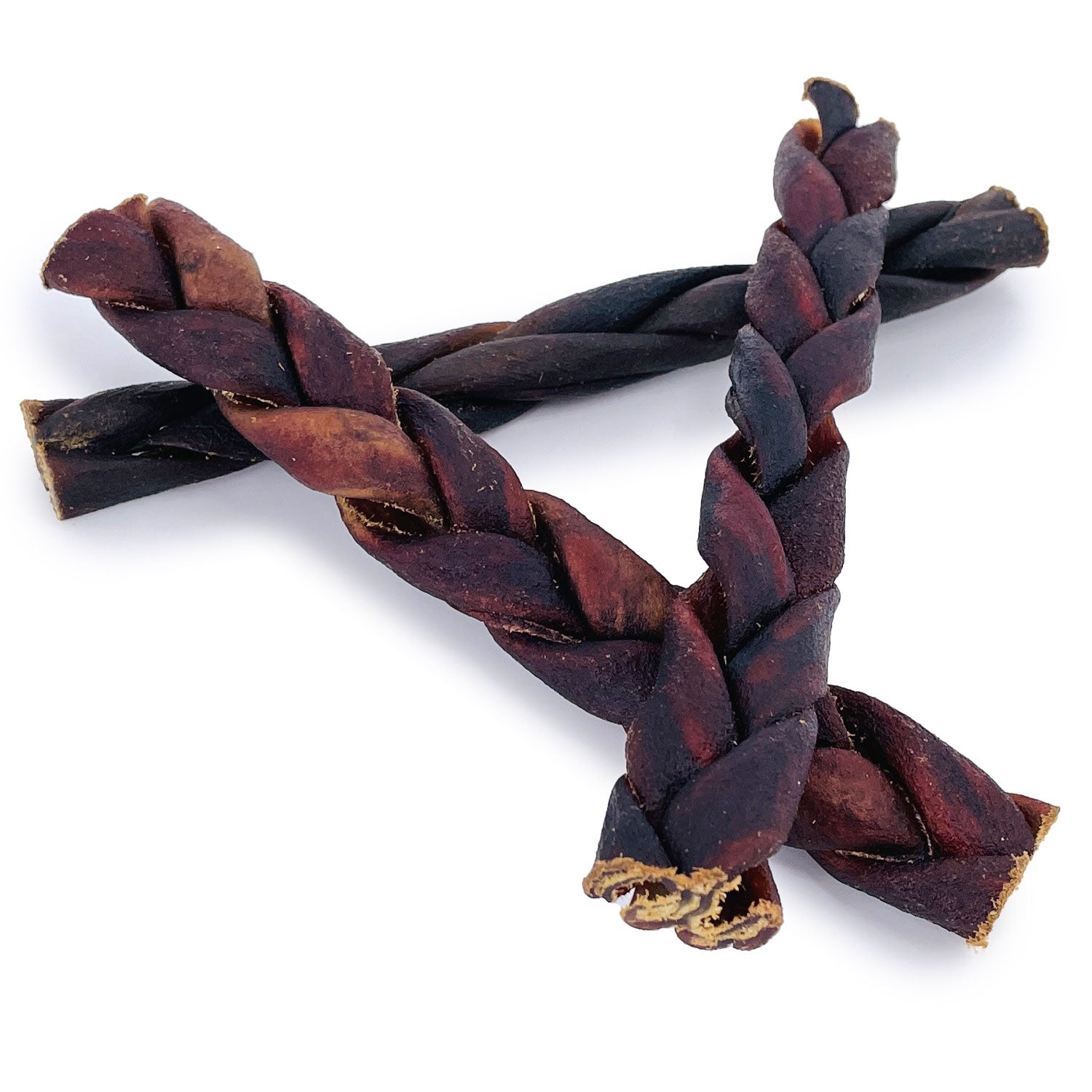 ValueBull USA Collagen Braided Sticks for Dogs, 6 Inch Thin Chews, Natural Dog Treats, 10 Count