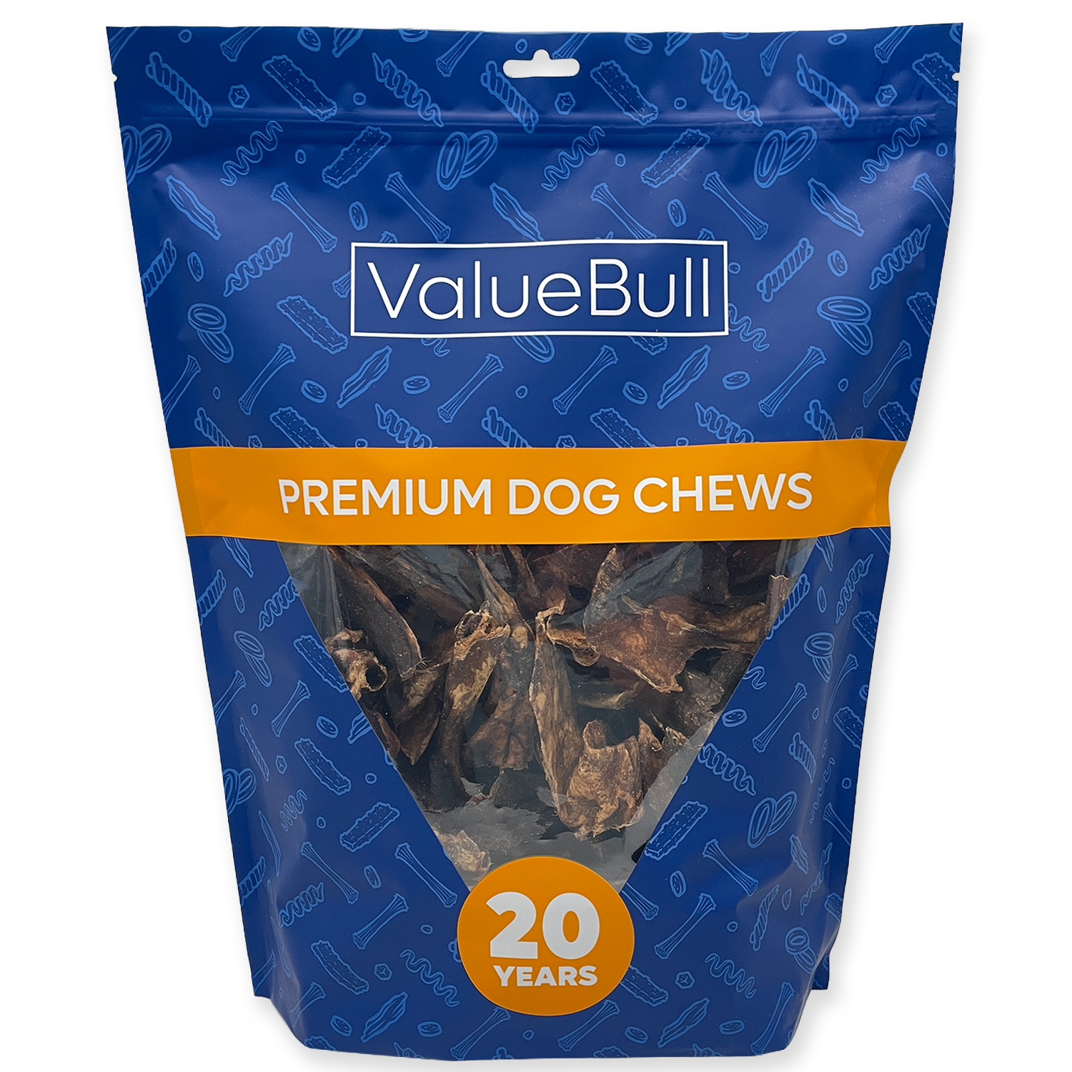 ValueBull Lamb Lung for Dogs, Varied Shapes and Sizes, 2 Pound - 2